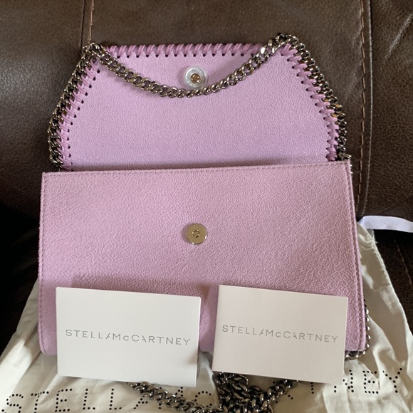 Stella McCartney Falabella Mini Shaggy Deer Wallet on Chain NWoT - Picture 12 of 15